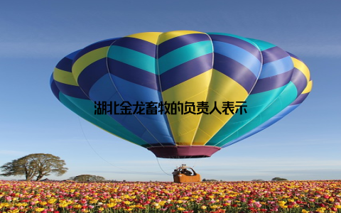 湖北金龙畜牧的负责人表示