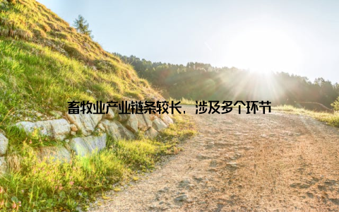 畜牧业产业链条较长, 涉及多个环节