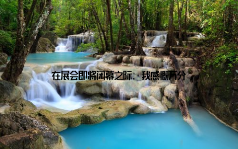 在展会即将闭幕之际, 我感慨万分